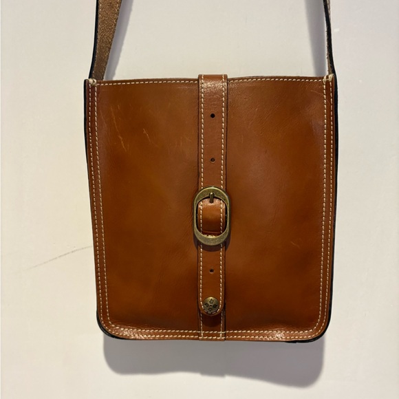Patricia Nash Brown Leather Crossbody with Adjustable Strap - Picture 3 of 15